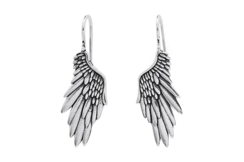 Sterling Silver Angel Wings Stud Earrings - Rose Gold - Sophie Oliver  Jewellery