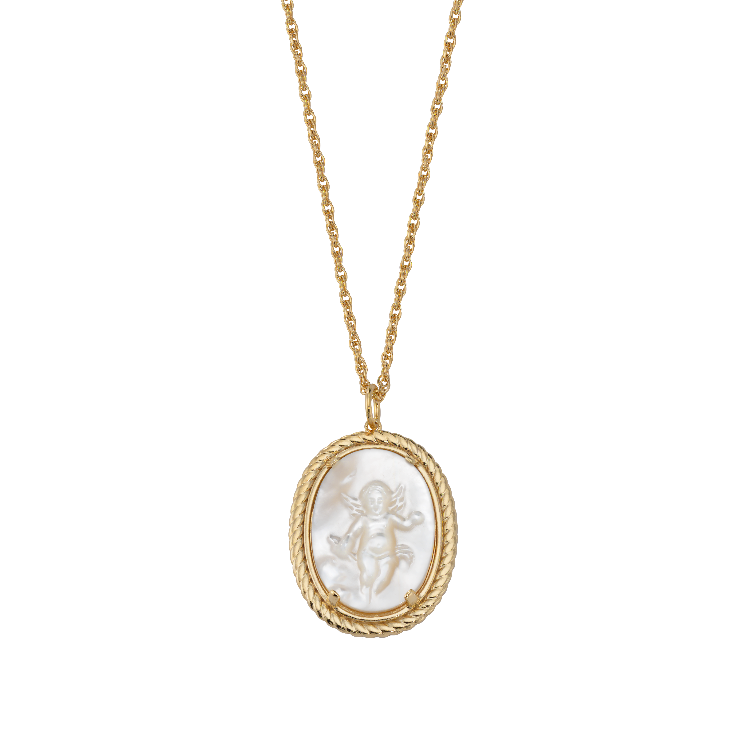 Gold Mother Of Pearl Cameo Pendant Necklace For Women Lucky Sonny Collar  With Virgin Mary Design Fashionable Brasil Joyeria Colar Feminina From  Dunqiu, $16.45